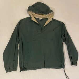 Ralph Lauren Polo Anorak 90s XL Green/Tan Jacket